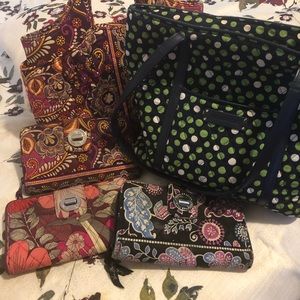 Vera Bradly handbags and wallets